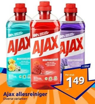Promoties Ajax allesreiniger - Ajax - Geldig van 17/01/2024 tot 23/01/2024 bij Action