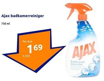 Promoties Ajax badkamerreiniger - Ajax - Geldig van 17/01/2024 tot 23/01/2024 bij Action