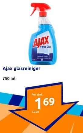 Promoties Ajax glasreiniger - Ajax - Geldig van 17/01/2024 tot 23/01/2024 bij Action