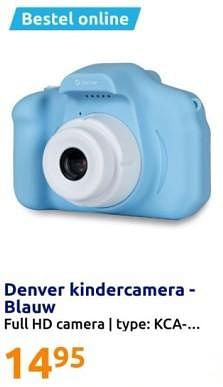 Promoties Denver kindercamera - blauw - Denver - Geldig van 17/01/2024 tot 23/01/2024 bij Action