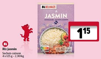 Riz Jasmin - 4 x 125 g