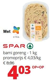 Promoties Bami goreng - Spar - Geldig van 18/01/2024 tot 31/01/2024 bij Spar (Colruytgroup)