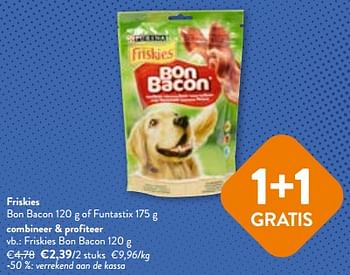 Promoties Friskies bon bacon - Purina - Geldig van 17/01/2024 tot 30/01/2024 bij OKay
