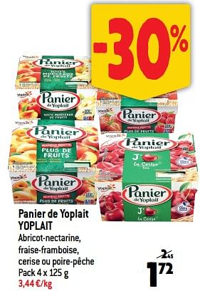 Promotions Panier de yoplait yoplait - Yoplait - Valide de 17/01/2024 à 23/01/2024 chez Match