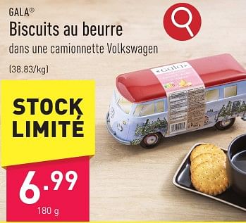 Promoties Biscuits au beurre - Gala - Geldig van 22/01/2024 tot 27/01/2024 bij Aldi