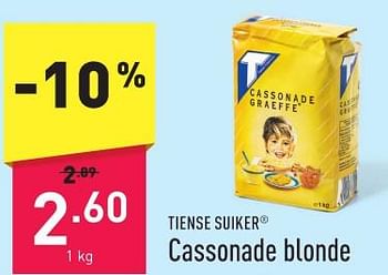 Promotions Cassonade blonde - Tiense Suiker - Valide de 22/01/2024 à 27/01/2024 chez Aldi