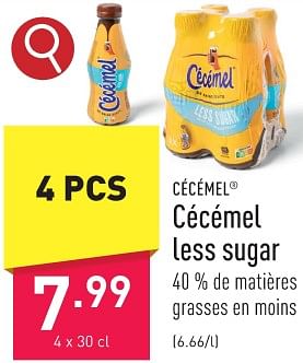 Promotions Cécémel less sugar - Cecemel - Valide de 22/01/2024 à 27/01/2024 chez Aldi