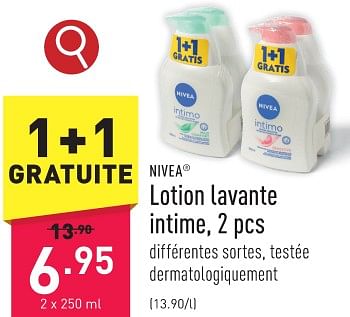 Promotions Lotion lavante intime - Nivea - Valide de 22/01/2024 à 27/01/2024 chez Aldi