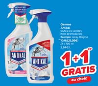 Nettoyant Ménager Anti-Calcaire Original ANTIKAL : le spray de 500mL à Prix  Carrefour
