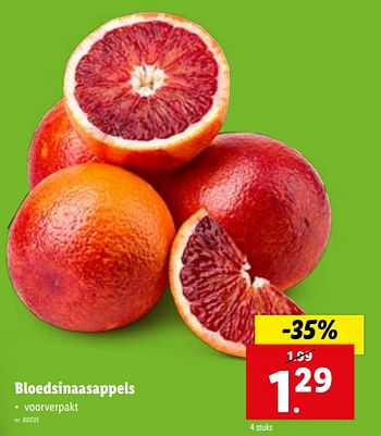 Promoties Bloedsinaasappels - Huismerk - Lidl - Geldig van 24/01/2024 tot 30/01/2024 bij Lidl