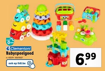 Promoties Babyspeelgoed - Clementoni - Geldig van 24/01/2024 tot 30/01/2024 bij Lidl