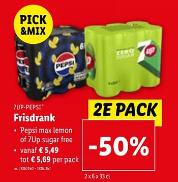 Promoties Frisdrank - 7-Up - Geldig van 24/01/2024 tot 30/01/2024 bij Lidl