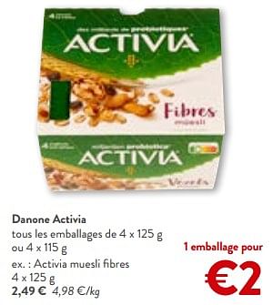Promotions Activia muesli fibres - Danone - Valide de 17/01/2024 à 30/01/2024 chez OKay