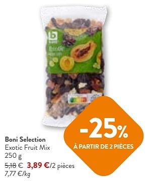 Promotions Boni selection exotic fruit mix - Boni - Valide de 17/01/2024 à 30/01/2024 chez OKay
