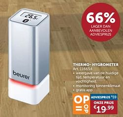 Beurer thermo- hygrometer