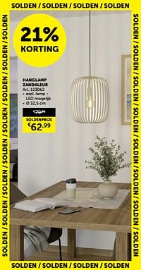 Hanglamp zandkleur-Huismerk - Zelfbouwmarkt