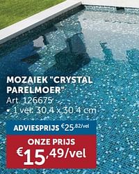 Mozaiek crystal parelmoer-Huismerk - Zelfbouwmarkt