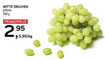 Promoties Witte druiven - Huismerk - Alvo - Geldig van 17/01/2024 tot 30/01/2024 bij Alvo