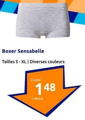 Promotions Boxer sensabelle - Sensabelle - Valide de 17/01/2024 à 23/01/2024 chez Action