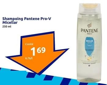 Promotions Shampoing pantene pro-v micellar - Pantene - Valide de 17/01/2024 à 23/01/2024 chez Action