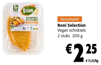 Promoties Boni selection vegan schnitzels - Boni - Geldig van 17/01/2024 tot 30/01/2024 bij Colruyt