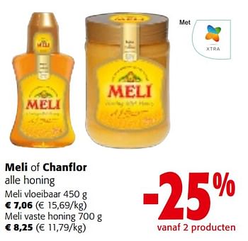Promoties Meli of chanflor alle honing - Huismerk - Colruyt - Geldig van 17/01/2024 tot 30/01/2024 bij Colruyt