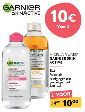 Promoties Micellair reinigingswater gevoelige huid - Garnier - Geldig van 17/01/2024 tot 30/01/2024 bij DI