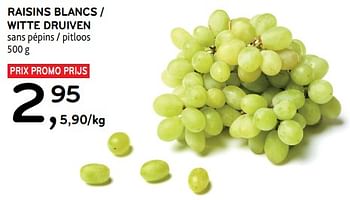 Promotions Raisins blancs - Produit maison - Alvo - Valide de 17/01/2024 à 30/01/2024 chez Alvo