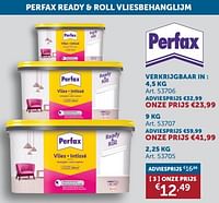Perfax ready + roll vliesbehanglijm-Perfax