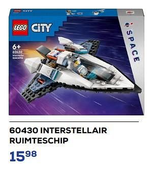 Promoties 60430 interstellair ruimteschip - Lego - Geldig van 18/01/2024 tot 15/02/2024 bij Supra Bazar
