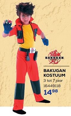 Promoties Bakugan kostuum - Bakugan - Geldig van 18/01/2024 tot 15/02/2024 bij Supra Bazar