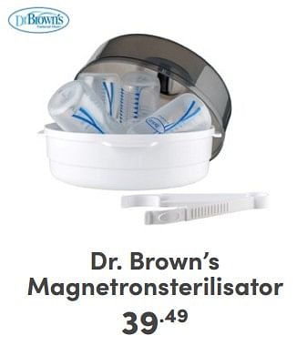 Promoties Dr. brown’s magnetronsterilisator - DrBrown's - Geldig van 21/01/2024 tot 27/01/2024 bij Baby & Tiener Megastore