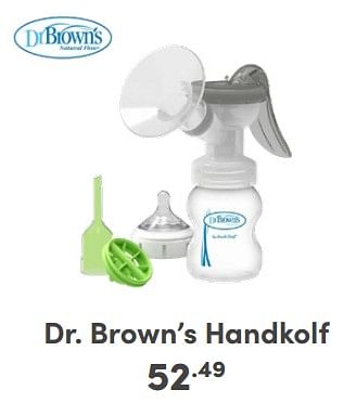 Promoties Dr. brown’s handkolf - DrBrown's - Geldig van 21/01/2024 tot 27/01/2024 bij Baby & Tiener Megastore