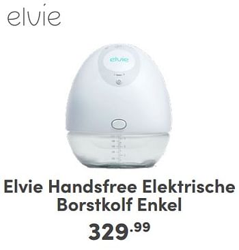 Promoties Elvie handsfree elektrische borstkolf enkel - Elvie - Geldig van 21/01/2024 tot 27/01/2024 bij Baby & Tiener Megastore