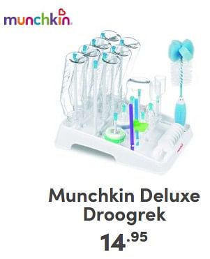 Promoties Munchkin deluxe droogrek - Munchkin - Geldig van 21/01/2024 tot 27/01/2024 bij Baby & Tiener Megastore