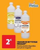 VINAIGRE DE NETTOYAGE CITRON 750ML - PHEBUS