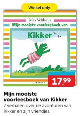 Promoties Mijn mooiste voorleesboek van kikker - Huismerk - Boekenvoordeel - Geldig van 20/01/2024 tot 28/01/2024 bij BoekenVoordeel