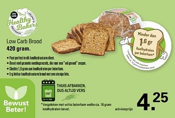 Promoties Low carb brood - Huismerk - De Online Drogist - Geldig van 10/01/2024 tot 27/01/2024 bij De Online Drogist
