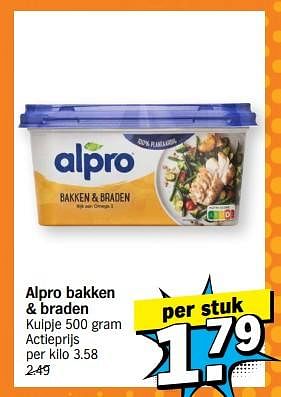 Promoties Alpro bakken + braden - Alpro - Geldig van 22/01/2024 tot 28/01/2024 bij Albert Heijn