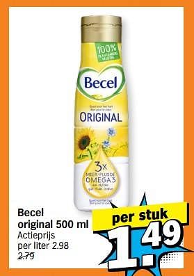 Promotions Becel original - Becel - Valide de 22/01/2024 à 28/01/2024 chez Albert Heijn