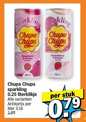 Promoties Chupa chups sparkling - Chupa Chups - Geldig van 22/01/2024 tot 28/01/2024 bij Albert Heijn