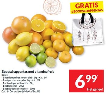 Promoties Boodschappentas met vitaminefruit - Huismerk - Intermarche - Geldig van 23/01/2024 tot 28/01/2024 bij Intermarche