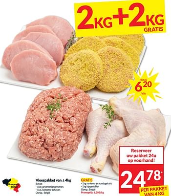 Promoties Vleespakket - Huismerk - Intermarche - Geldig van 23/01/2024 tot 28/01/2024 bij Intermarche