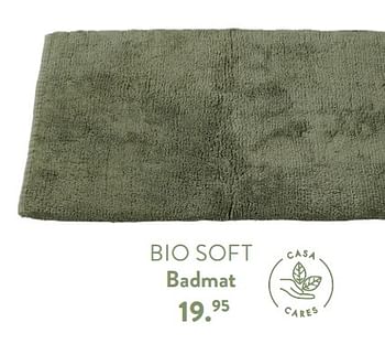 Promoties Bio soft badmat - Huismerk - Casa - Geldig van 18/01/2024 tot 07/02/2024 bij Casa