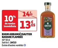 Promo RHUM ARRANGÉ BANANE FLAMBÉE ISAUTIER chez E.Leclerc