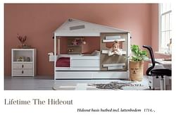 Lifetime the hideout basis hutbed incl. lattenbodem