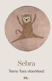 Sebra teeny toes vloerkleed-Sebra