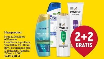 Promoties Shampoo glad + zijdezacht, pantene - Pantene - Geldig van 25/01/2024 tot 31/01/2024 bij Delhaize