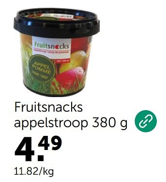Promoties Fruitsnacks appelstroop - Fruitsnacks - Geldig van 24/01/2024 tot 04/02/2024 bij Aveve