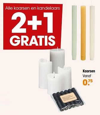 Promoties Kaarsen - Huismerk - Kwantum - Geldig van 25/01/2024 tot 28/01/2024 bij Kwantum
